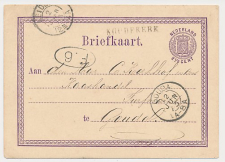 Naamstempel Koudekerk - Leiden - Gouda 1873