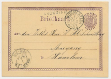 Naamstempel Krommenie - Wormerveer - Haarlem 1876