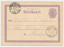Naamstempel Krommenie - Wormerveer - Haarlem 1872