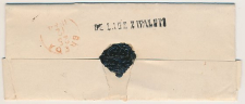 Naamstempel De Lage Zwaluw - Breda 1864