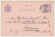 Naamstempel Leens - Groningen 1883