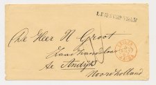 Naamstempel Leidschendam - Leiden - Hoorn - Andijk 1867