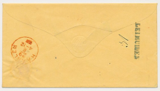 Naamstempel Leimuiden - Alphen - Haarlem 1862