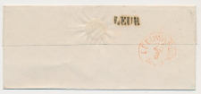 Naamstempel Leur - Breda - Leeuwarden 1859