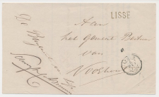 Naamstempel Lisse - Leiden - Voorhout 1879
