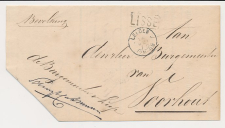 Naamstempel Lisse - Leiden - Voorhout 1875