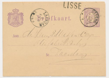 Naamstempel Lisse - Zaandam 1878 - Treinstempel