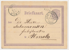 Naamstempel Lith - Almelo 1875 - Trein takjestempel 