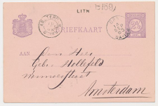 Naamstempel Lith - Oss - Amsterdam 1883