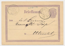 Naamstempel Lobith - Zevenaar - Utrecht 1875