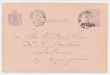 Naamstempel Meeden - Winschoten - Appingadam - Holwerd 1889