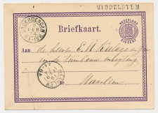 Naamstempel Middelstum - Onderdendam - Haarlem 1874