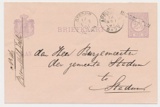 Naamstempel Middelstum - Appingedam - Stedum 1891