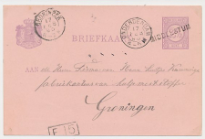 Naamstempel Middelstum - Onderdendam - Groningen 1893