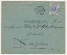 Naamstempel Millingen - Nijmegen - Zutphen 1889