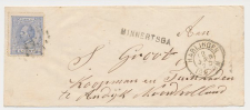 Naamstempel Minnertsga - Harlingen - Andijk 1873