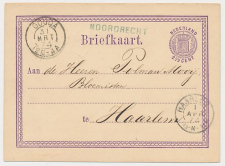Naamstempel Moordrecht - Gouda - Haarlem 1874