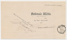 Naamstempel Nederhorst Den Berg - Weesp - Woensdrecht 1880