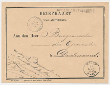 Naamstempel Nederhorst Den Berg - Weesp - Dodewaard 1887
