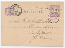 Naamstempel Nederhorst Den Berg - Weesp - Nijkerk 1878