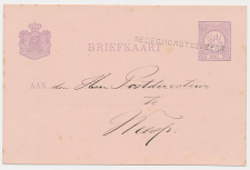 Naamstempel Nederhorst Den Berg - Weesp 1889