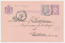 Naamstempel Nederweert - Weert - Malines Belgie 1883