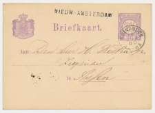 Naamstempel Nieuw-Amsterdam - Koevorden - Assen 1880