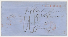 Naamstempel Nieuwe-Beerta - Winschoten 1866