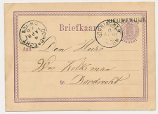 Naamstempel Nieuwendijk - Gorinchem - Dordrecht 1876