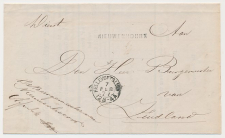 Naamstempel Nieuwenhoorn - Hellevoetsluis - Zuidland 1877