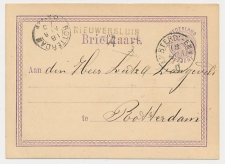 Naamstempel Nieuwersluis - Rotterdam 1875 - Treinstempel