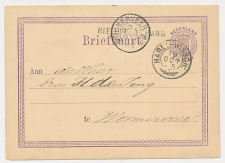 Naamstempel Nieuwe Schans - Wormerveer 1875 - Trein takjestempel