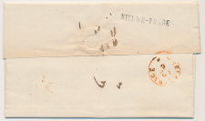 Naamstempel Nieuwe-Tonge - Dirksland - s Gravenhage 