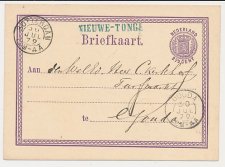 Naamstempel Nieuwe-Tonge - Rotterdam - Gouda 1872