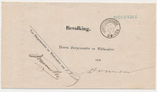 Naamstempel Nieuwkuik - s Hertogenbosch - Drunen 1877