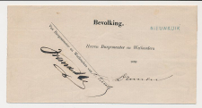 Naamstempel Nieuwkuik - Drunen 1878