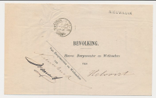 Naamstempel Nieuwkuik - s Hertogenbosch - Helvoirt 1879