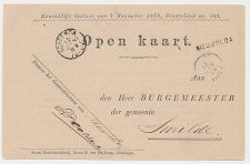 Naamstempel Nieuwolda - Scheemda - Smilde 1889