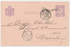 Naamstempel Nieuwolda - Scheemda - Haarlem 1886
