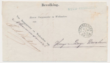 Naamstempel Nieuw-Vossemeer - Steenbergen - Lage Zwaluwe 1882