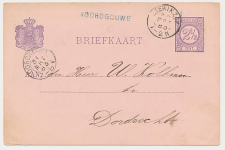 Naamstempel Noordgouwe - Zierikzee - Dordrecht 1883