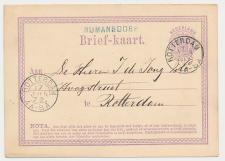 Naamstempel Numansdorp - Rotterdam 1872