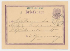 Naamstempel Numansdorp - Rotterdam - s Gravenhage 1876
