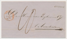 Naamstempel Nyverdal - Deventer - Amsterdam 1866
