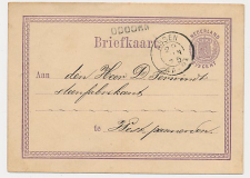 Naamstempel Odoorn - Assen - Arnhem - West Pannerden 1875