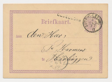 Naamstempel Oldeboorn - Harlingen 1877 - Treinstempel