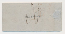 Naamstempel Oldemarkt - Steenwijk - Zaandam 1852