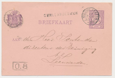 Naamstempel Ommelanderwijk - Nieuwe Pekela - Leeuwarden 1881