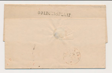 Naamstempel Ooltgensplaat - Dirksland - Zierikzee  1852