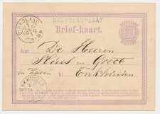 Naamstempel Ooltgensplaat - Dirksland - Enkhuizen 1872